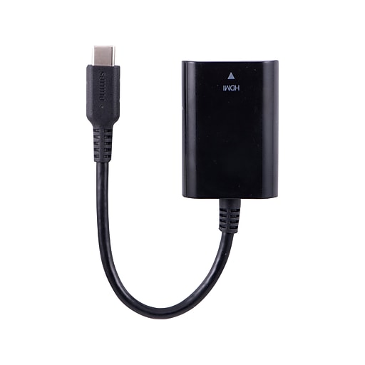 Philips USBC to HDMI Audio/Video Adapter, Male to Female, Black