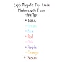 Expo Magnetic Tank Dry Erase Marker, Fine Tip, Assorted, 8/Pack (1944748)~#|#~sp131760769_sc7