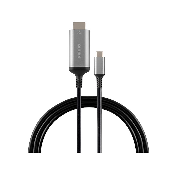 Philips Elite 6' USB-C to HDMI Audio/Video Cable, Male to