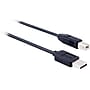 Philips 6' USB Type-A to USB Type-B Data Cable, Male to Male, Black (SWU7111A/27)~#|#~sp132072713_sc7