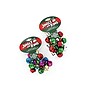 DM Merchandising Jingle and Ring Sleigh Bell Stretch Bracelets, Assorted Colors, 24/Pack (X-JBBR)~#|#~sp132179697_sc7