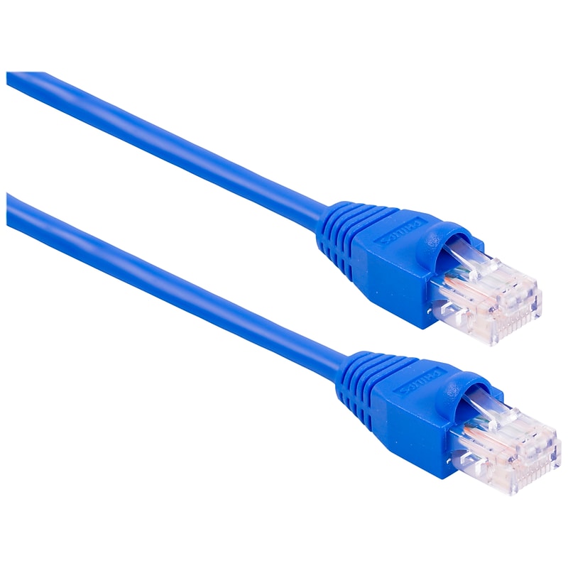 Philips Elite 14' CAT-6 to RJ45 Audio/Video Cable, Male to Male, Blue (SWN7116A/27-991) image 1