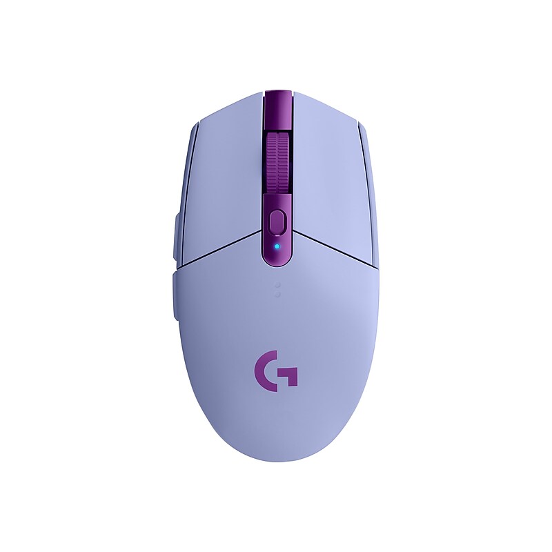 Logitech G305 Lightspeed Wireless Ergonomic Optical Gaming Mouse, Lilac (910-006020) image 1