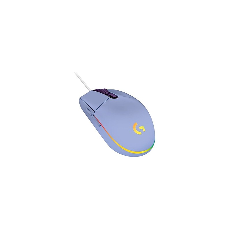Logitech G203 Lightsync Ergonomic Optical Gaming Mouse, Lilac (910-005851) image 1