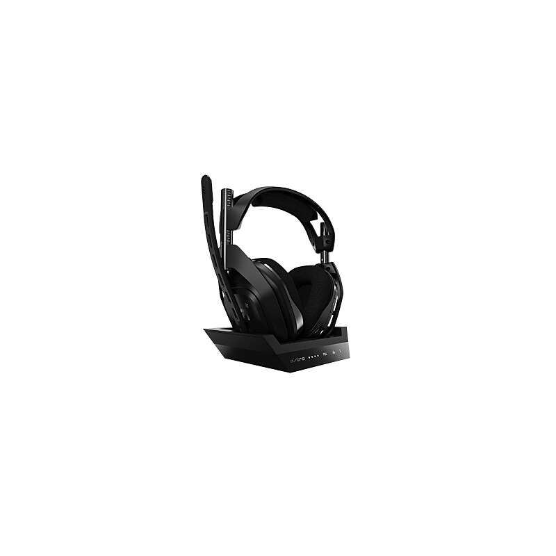 Logitech Astro A50 Wireless Gaming Headset with Base Station, Black/Gray (939-001673) image 1