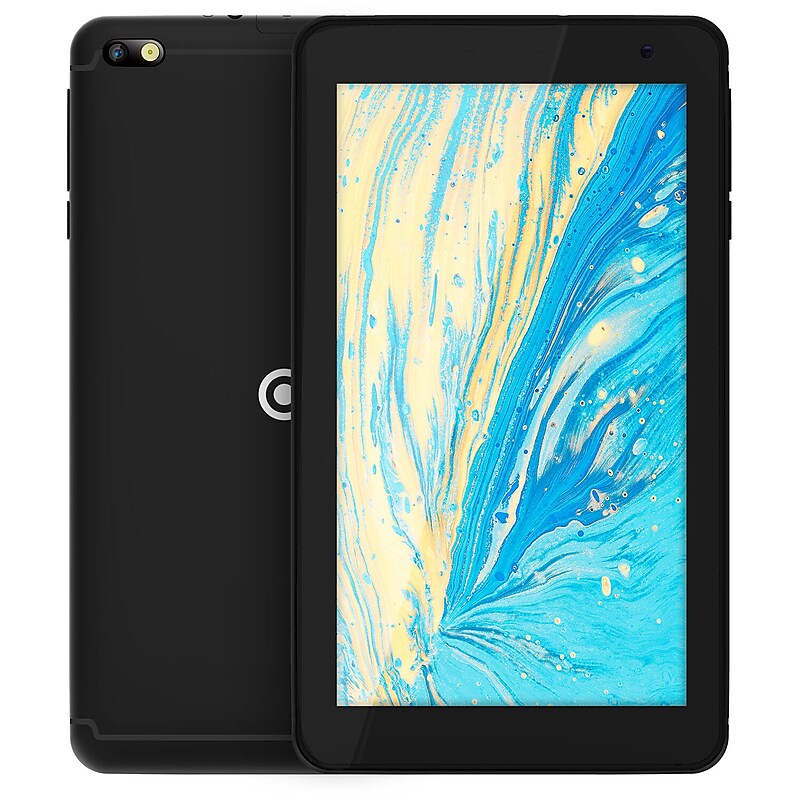 DP Core Innovations 7" Tablet, WiFi, Quad Core, 1GB RAM, 16GB SSD, Android 10.1 Go Edition, Black (CRTB7001BL) image 1