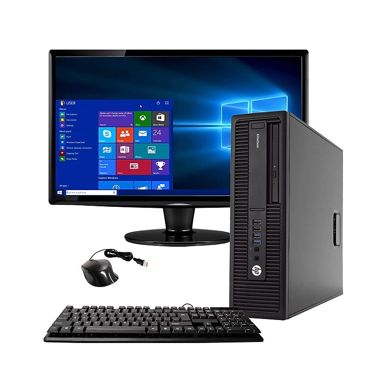 HP EliteDesk 800 G2 Refurbished Desktop Computer, Intel Core i5-6500, 16GB Memory, 512GB SSD (BTG-00026005) image 1