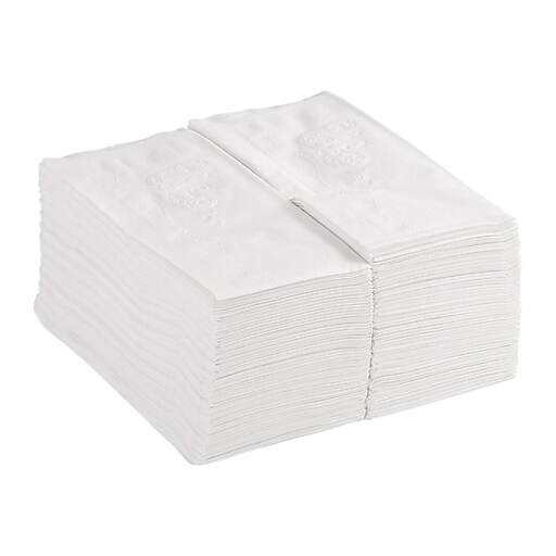 Dixie Napkin, 2ply, White, 126 Napkins/Pack (34440) Staples
