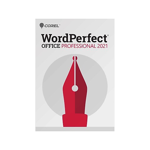 Corel WordPerfect Office Professional 2021 Upgrade for 1 User, Windows