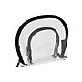 Basics 10" 2-Piece PVC Travel Pouch, Clear/Black/Black (A28710)~#|#~sp132356100_sc7