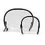 Basics 10" 2-Piece PVC Travel Pouch, Clear/Black/Black (A28710)~#|#~sp132356101_sc7