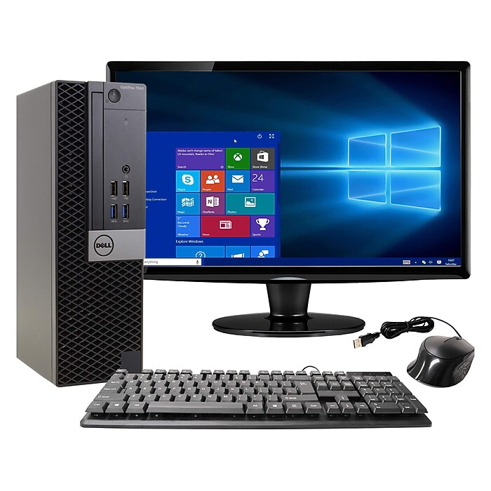Dell OptiPlex 7040 Refurbished Desktop Computer with 22