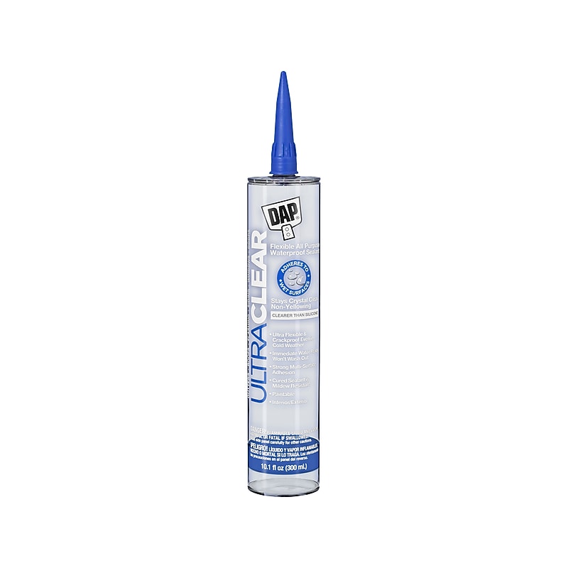 Dap Ultra Clear All-Purpose Sealant, 12/Pack (B2321296) image 1