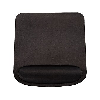 OTM Essentials Foam Non-Skid Mouse Pad With Wrist Rest, Black (COB-A3CAA)