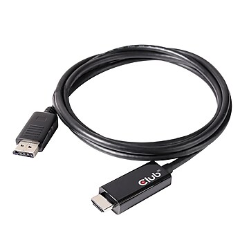 Club3D CAC-1082 6.56 feet DisplayPort 1.4 to HDMI 2.0b HDR, Black