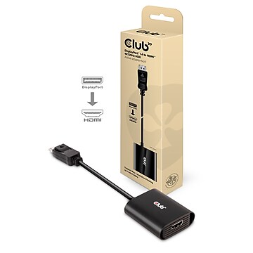 Club3D DisplayPort 1.4 to HDMI 4K 120Hz Adapter.  Male/Female CAC-1085