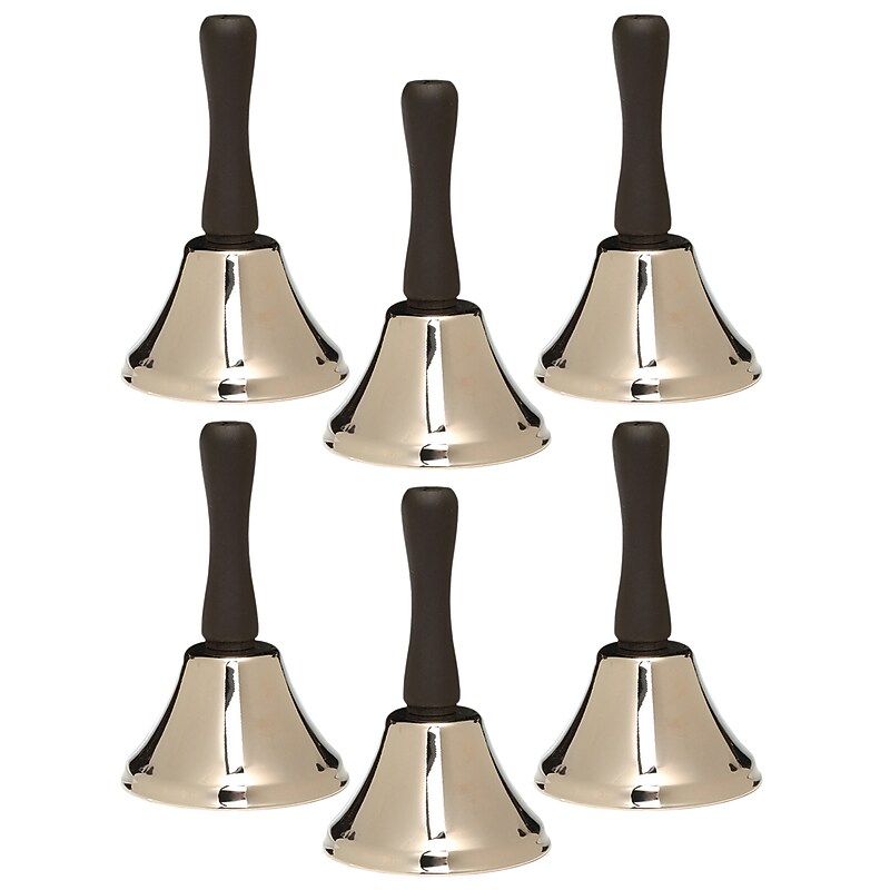 Ashley Productions Hand Bell, Steel, 6/Bundle (ASH10050-6) image 1