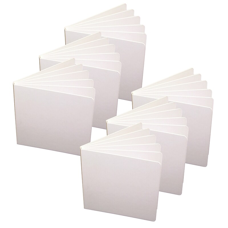 Ashley 5" x 5" Hard Bound Mixed Media Sketch Book, 36 Sheets/Book, 6 Books/Bundle (ASH10704-6) image 1
