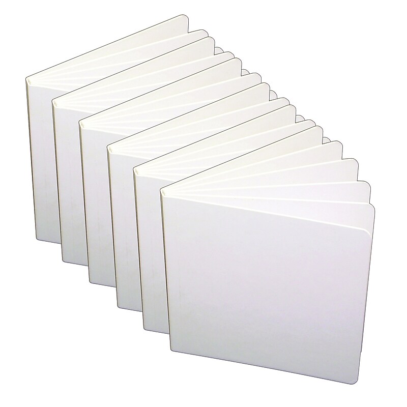 Ashley Big Hardcover Blank Book, 8.5" x 11", White, Pack of 6 (ASH10705-6) image 1