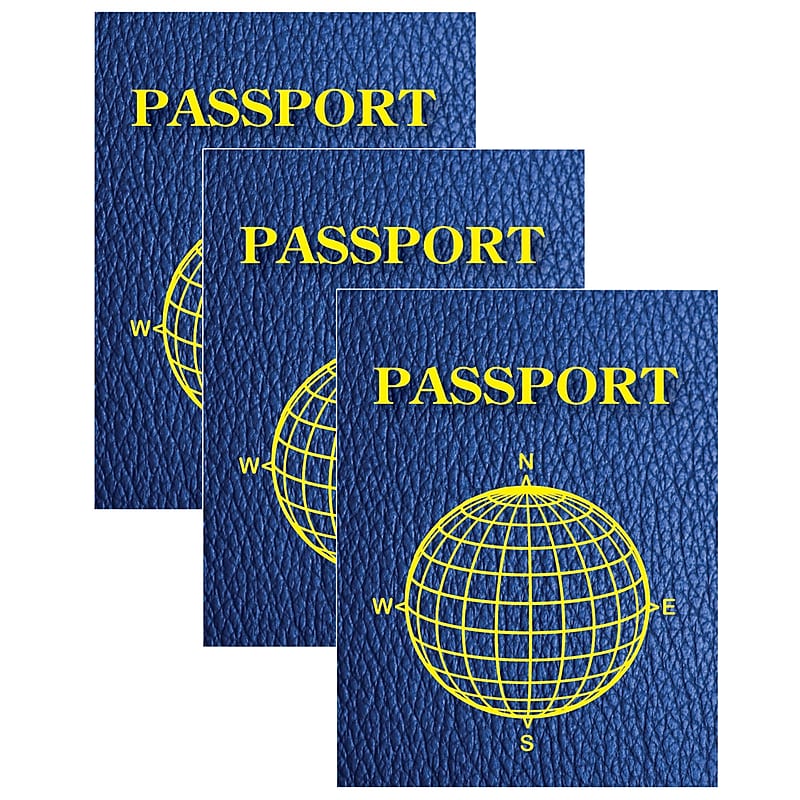 Ashley Productions Blank Passports, 12 Per Pack, 3 Packs (ASH10708-3) image 1