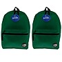 Bazic Basic Backpack, 16", Green, Pack of 2 (BAZ1033-2)~#|#~sp132863897_sc7