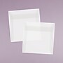 JAM Paper 8.5 x 8.5 Square Translucent Vellum Invitation Envelopes, Clear, Bulk 250/Box (GTGN530H)~#|#~sp132864548_sc7