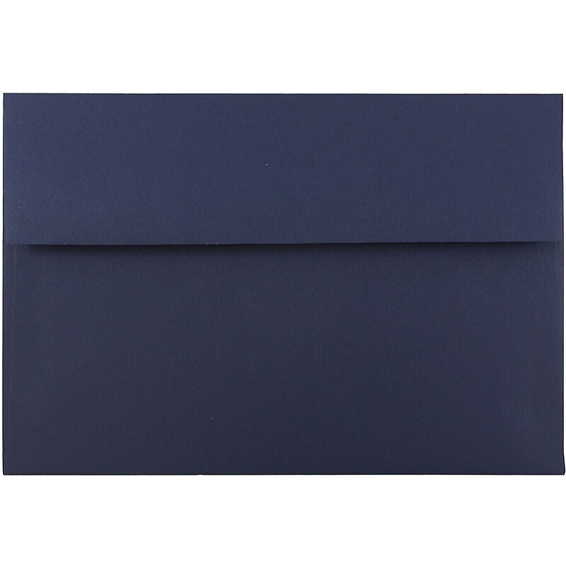 JAM Paper A8 Invitation Envelopes, 5.5 x 8.125, Navy Blue, Bulk 250/Box (LEBA767H) image 1