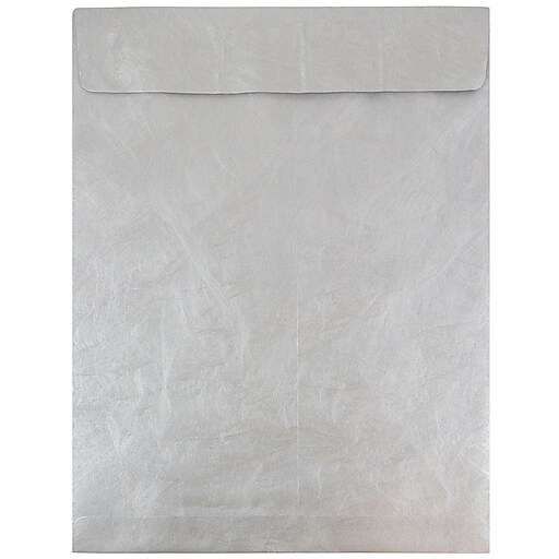 JAM Paper Tyvek Open End Clasp Catalog Envelope, 11 1/2" x 14 1/2