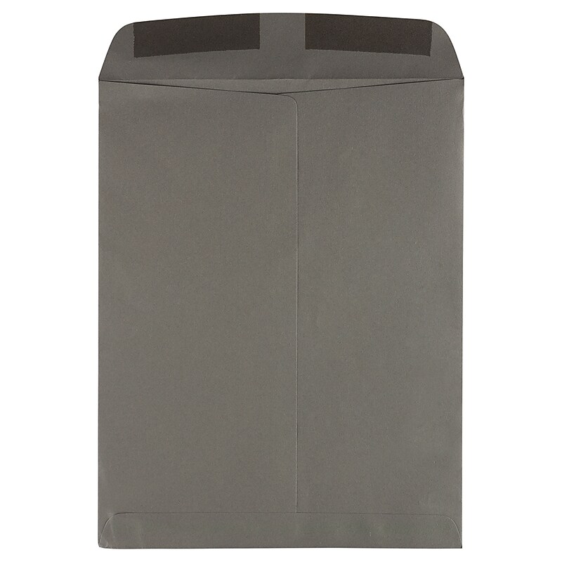 JAM Paper 10 x 13 Open End Catalog Envelopes, Dark Grey, 50/Pack (21285784i) image 1