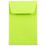 JAM Paper #1 Coin Business Colored Envelopes, 2.25 x 3.5, Ultra Lime Green, 100/Pack (352827826F)~#|#~sp132864749_sc7