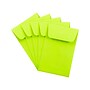 JAM Paper #1 Coin Business Colored Envelopes, 2.25 x 3.5, Ultra Lime Green, 100/Pack (352827826F)~#|#~sp132864751_sc7