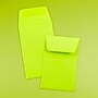 JAM Paper #1 Coin Business Colored Envelopes, 2.25 x 3.5, Ultra Lime Green, 100/Pack (352827826F)~#|#~sp132864752_sc7
