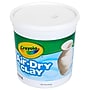 Crayola Air-Dry Clay, White, 5 lb Tub, Pack of 2 (BIN575055-2)~#|#~sp132957883_sc7