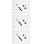 Charles Leonard 2-Sided Magnetic Plastic Mobile Dry-Erase Whiteboard, 9" x 12", 3/Pack (CHL35130-3)~#|#~sp132957971_sc7