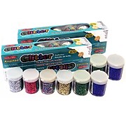 Charles Leonard Creative Arts™ Glitter Set, Assorted Colors, 12 Per Pack, 3 Packs (CHL41012-2)