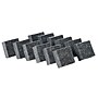CLI Multipurpose Felt Erasers, Charcoal, 12 Per Pack, 3 Packs (CHL74520-3)~#|#~sp132958062_sc7