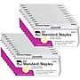 Charles Leonard Standard Staples, 1/4" Leg Length, 5000 Staples/Box, 20 Boxes (CHL84500-20)~#|#~sp132958117_sc7