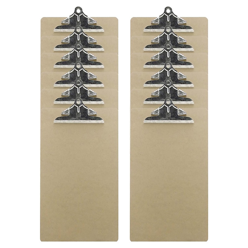 Charles Leonard Masonite, Clipboard, Legal Size, Brown, Pack of 12 (CHL89244-12) image 1