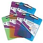 CLI Plastic Clipboard, Letter Size, Assorted Colors, Pack of 6 (CHL89770-6)~#|#~sp132958131_sc7