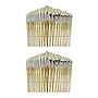 Creativity Street Mixed Media Natural Hog Bristle, Variety Brushes, 24/Pack, 2 Packs/Bundle (CK-5172-2)~#|#~sp132958295_sc7