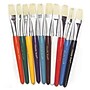 Creativity Street Mixed Short Handle Media Natural Hog Bristle, Beginner Flat Paint Brushes, 10/Pack, 3 Packs/Bundle~#|#~sp132958302_sc7