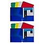 C-Line® Heavyweight, 3-Hole Punched, 2-Pocket Portfolio, Assorted Colors, 10 Per Pack, 2 Packs (CLI32930-2)~#|#~sp132958351_sc7