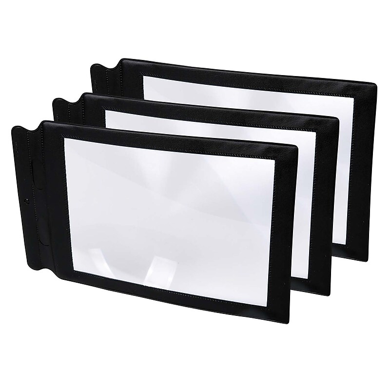 TickiT Large Sheet Magnifier, 8.7" x 5.5", 3/Pack (CTU48123-3) image 1