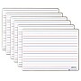 Dowling Magnets Double-Sided Plastic Dry-Erase Whiteboard, 12" x 8.75", 6/Bundle (DO-72500025-6)~#|#~sp132958505_sc7