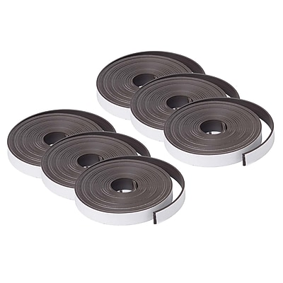 Magnetic Strip Tape 15Ft Flexible Roll Adhesive Backed Magnet Strong Sticky Back