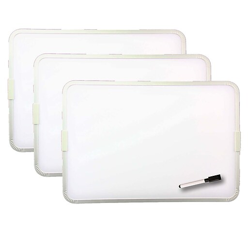 Flipside Products 2Sided Plastic DryErase Whiteboard