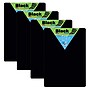 Flipside Products Black Melamine Mobile Dry-Erase Whiteboard, 9" x 12", Pack of 4 (FLP40065-4)~#|#~sp132958765_sc7