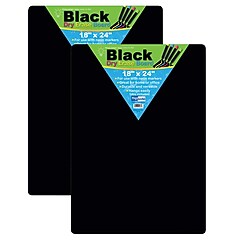 Flipside Products Black Melamine Dry-Erase Whiteboard, 18