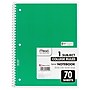 Mead 1-Subject Notebooks, 8" x 10.5", College Ruled, 70 Sheets, Assorted Colors, 6/Bundle (MEA05512-6)~#|#~sp132959062_sc7