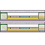 North Star Teacher Resources Adhesive Intermediate Traditional Cursive Desk Plates, 17.5" x 4", 36 Per Pack, 2 Packs (NST9042-2)~#|#~sp132959187_sc7